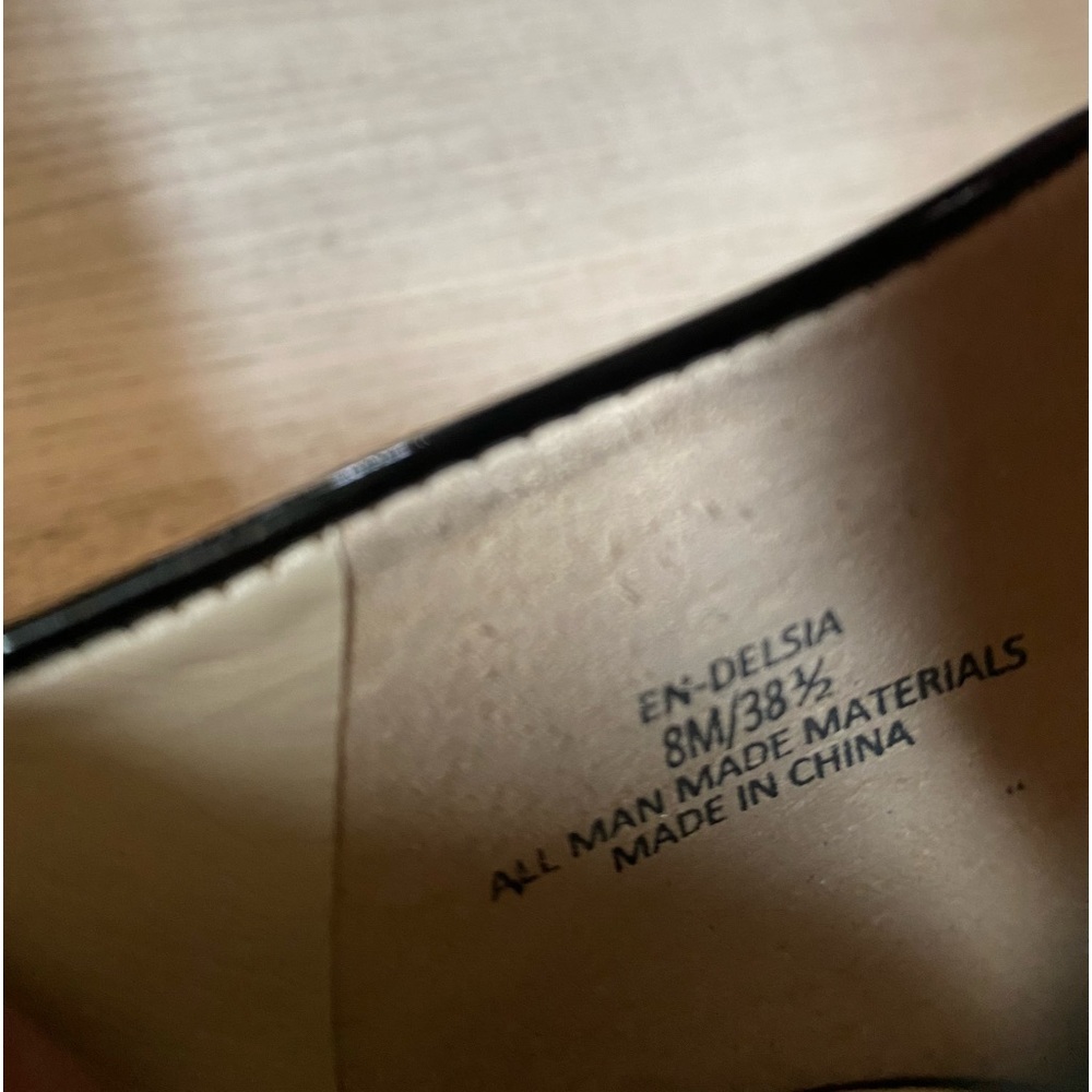 ENZO ANGIOLINI EN-Deslia Crossover Design Asymmetrical Peep Toe Pumps. Size 8M. - Picture 4 of 5